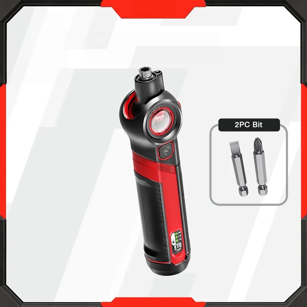 Rechargeable Screwdriver with Pivoting Head, Torque Setting, USB-C